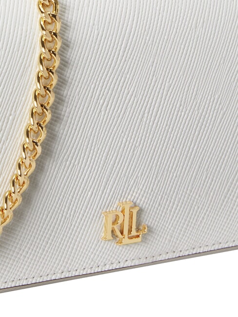 ADAIR 2 Portefeuille avec bandouli&egrave;re cha&icirc;ne blanc doux - Portefeuilles Femme