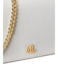 RALPH LAUREN ADAIR 2 Portefeuille avec bandouli&egrave;re cha&icirc;ne blanc doux - Portefeuilles Femme - 7