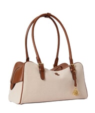 RALPH LAUREN MARCY Sac bandouli&egrave;re, double portabilit&eacute; blanc/beige - Sacs pour Femme - 4