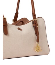 RALPH LAUREN MARCY Sac bandouli&egrave;re, double portabilit&eacute; blanc/beige - Sacs pour Femme - 6