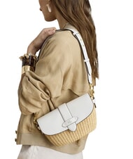 RALPH LAUREN LYNDEN Mini sac, avec bandouli&egrave;re r&eacute;glable naturel/blanc - Sacs pour Femme - 2