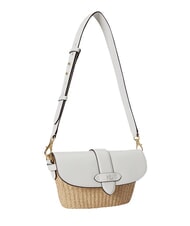RALPH LAUREN LYNDEN Mini sac, avec bandouli&egrave;re r&eacute;glable naturel/blanc - Sacs pour Femme - 4