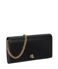RALPH LAUREN ADAIR 2 Portefeuille avec bandouli&egrave;re cha&icirc;ne NOIR - Portefeuilles Femme - 3