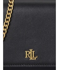 RALPH LAUREN ADAIR 2 Portefeuille avec bandouli&egrave;re cha&icirc;ne NOIR - Portefeuilles Femme - 5