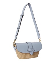 RALPH LAUREN LYNDEN Mini sac, avec bandouli&egrave;re r&eacute;glable bleu naturel/alpin - Sacs pour Femme - 4