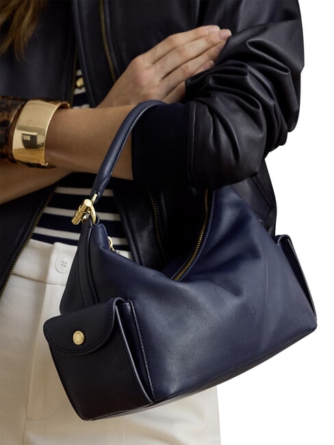 BLAIKE Sac &agrave; main avec bandouli&egrave;re marine - Sacs pour Femme