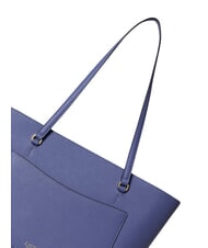 RALPH LAUREN KARLY Sac cabas en cuir Carson Blue - Sacs pour Femme - 7