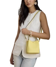 RALPH LAUREN REESE Sac &agrave; main en cuir, avec bandouli&egrave;re sorbet au citron - Sacs pour Femme - 2
