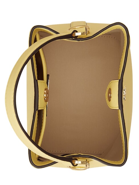 REESE Sac &agrave; main en cuir, avec bandouli&egrave;re sorbet au citron - Sacs pour Femme