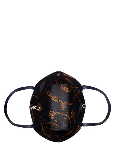 Merrimack Sac d'&eacute;paule r&eacute;versible marine/rayures fines - Sacs pour Femme