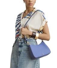 RALPH LAUREN DANNI Sac &agrave; bandouli&egrave;re, avec bandouli&egrave;re, en cuir Carson Blue - Sacs pour Femme - 2