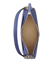 RALPH LAUREN DANNI Sac &agrave; bandouli&egrave;re, avec bandouli&egrave;re, en cuir Carson Blue - Sacs pour Femme - 6