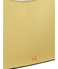 RALPH LAUREN DANNI Sac &agrave; bandouli&egrave;re, avec bandouli&egrave;re, en cuir sorbet au citron - Sacs pour Femme - 7