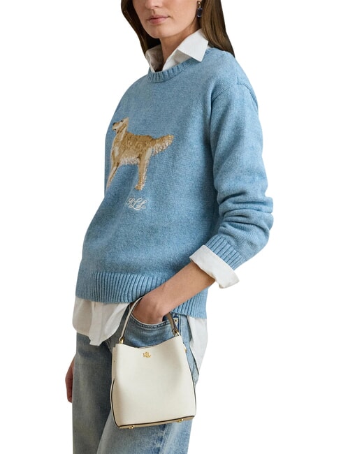 REESE Sac &agrave; main en cuir, avec bandouli&egrave;re blanc doux - Sacs pour Femme