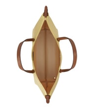 RALPH LAUREN KEATON Sac shopping moyen sorbet citron/bronzage Lauren - Sacs pour Femme - 5