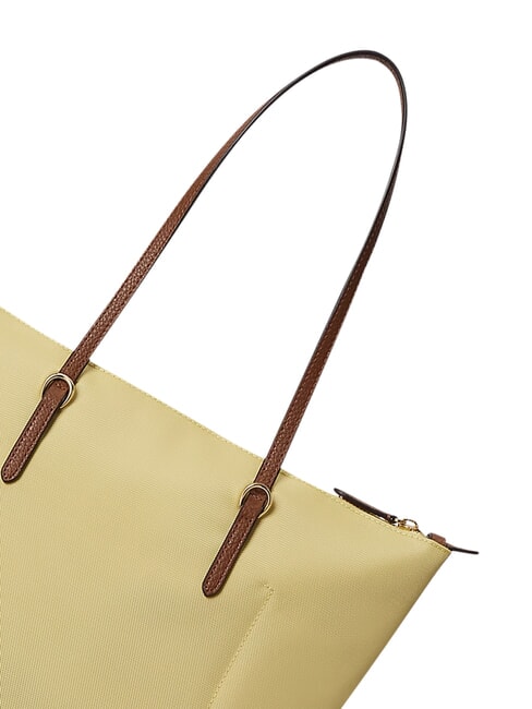 KEATON Sac shopping moyen sorbet citron/bronzage Lauren - Sacs pour Femme