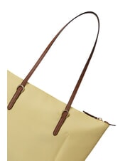 RALPH LAUREN KEATON Sac shopping moyen sorbet citron/bronzage Lauren - Sacs pour Femme - 7