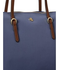 RALPH LAUREN KEATON Sac shopping moyen Carson Blue - Sacs pour Femme - 6
