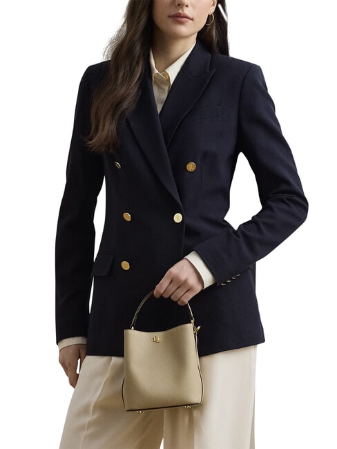 REESE Sac &agrave; main en cuir, avec bandouli&egrave;re beige clair - Sacs pour Femme