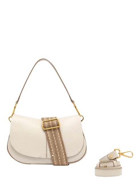 HELENA ROUND Sac &agrave; main en cuir, avec bandouli&egrave;re sable - Sacs pour Femme