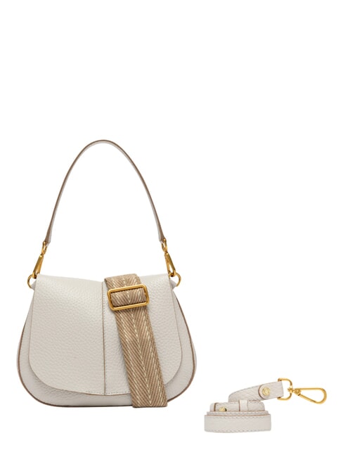 HELENA ROUND Sac bandouli&egrave;re en cuir, avec bandouli&egrave;re sable - Sacs pour Femme