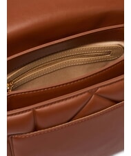 LOVE MOSCHINO EMBOSSED sac bandouli&egrave;re brun - Sacs pour Femme - 5