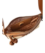 LOVE MOSCHINO STRAW CHIC Mini sac bandouli&egrave;re cuir naturel - Sacs pour Femme - 4