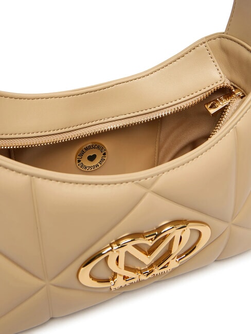 EMBOSSED sac bandouli&egrave;re taupe - Sacs pour Femme