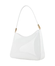 LOVE MOSCHINO ENAMELED sac bandouli&egrave;re blanc - Sacs pour Femme - 3