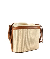 LOVE MOSCHINO STRAW CHIC Mini sac bandouli&egrave;re cuir naturel - Sacs pour Femme - 2