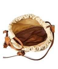 LOVE MOSCHINO STRAW CHIC Mini sac bandouli&egrave;re cuir naturel - Sacs pour Femme - 3