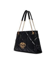 LOVE MOSCHINO EMBOSSED Quilted sac bandouli&egrave;re Noir - Sacs pour Femme - 3