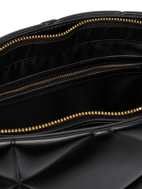 EMBOSSED Quilted sac bandouli&egrave;re Noir - Sacs pour Femme