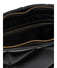 LOVE MOSCHINO EMBOSSED Quilted sac bandouli&egrave;re Noir - Sacs pour Femme - 5