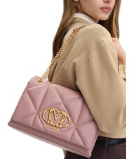 LOVE MOSCHINO EMBOSSED Sac bandouli&egrave;re / sac port&eacute; travers Rose - Sacs pour Femme - 2
