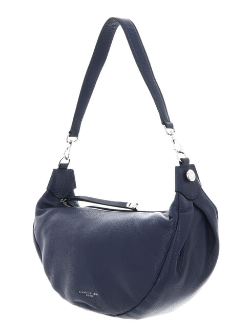 AISHA Sac &agrave; bandouli&egrave;re en cuir BLEU - Sacs pour Femme
