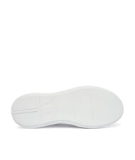 ARMANI EXCHANGE SUPER Baskets en cuir blanc brillant - Chaussures Femme - 5
