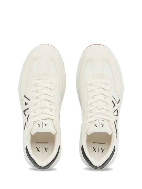 VENICE Baskets blanc cass&eacute; + noir - Chaussures Homme