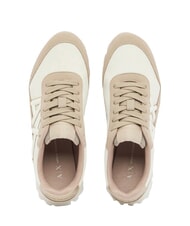 ARMANI EXCHANGE DROP MICROSUEDE Baskets avec logo lat&eacute;ral - Chaussures Femme