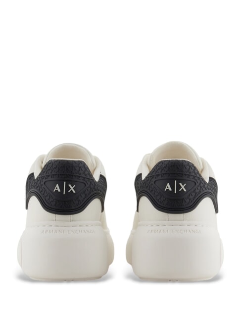 SUPER MINI-TUMBLED Baskets blanc cass&eacute; + noir - Chaussures Femme