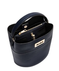 FURLA AMELIA Petit sac seau, &agrave; main bleu encre - Sacs pour Femme - 3