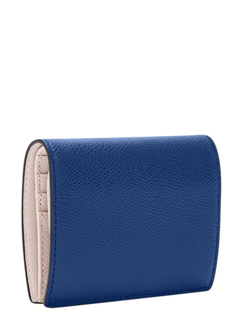 CAMELIA COMPACT Petit portefeuille en cuir ares indigo+corolle int. - Portefeuilles Femme