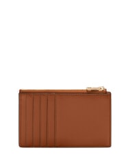 FURLA CAMELIA Portefeuille plat en cuir Cognac - Portefeuilles Femme - 2