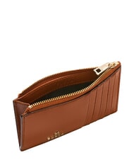 FURLA CAMELIA Portefeuille plat en cuir Cognac - Portefeuilles Femme - 3