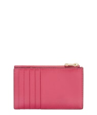 FURLA CAMELIA Portefeuille plat en cuir rose velours - Portefeuilles Femme - 2