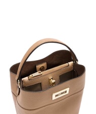 FURLA AMELIA Petit sac seau, &agrave; main caramel au beurre - Sacs pour Femme - 3