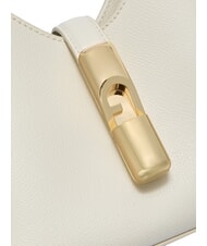 FURLA IRIDE Mini sac bandouli&egrave;re en cuir CR&Egrave;ME - Sacs pour Femme - 5