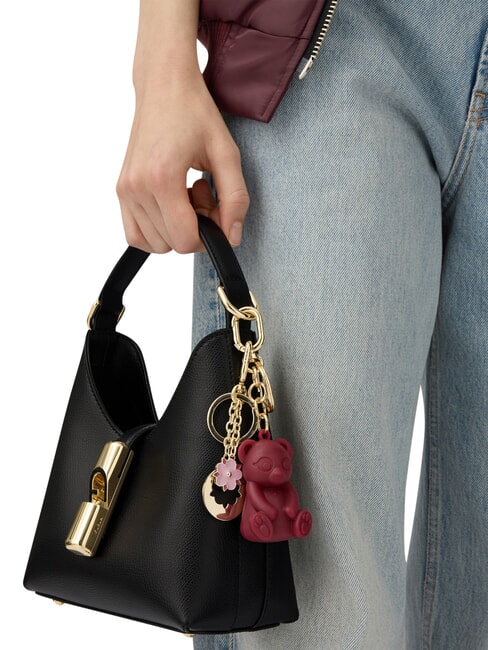 IRIDE Mini sac bandouli&egrave;re en cuir Noir - Sacs pour Femme