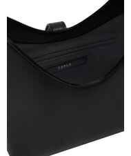 FURLA IRIDE Mini sac bandouli&egrave;re en cuir Noir - Sacs pour Femme - 6