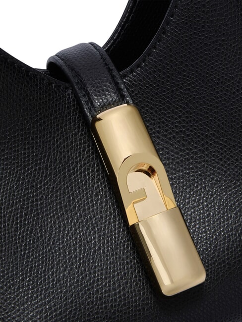 IRIDE Mini sac bandouli&egrave;re en cuir Noir - Sacs pour Femme